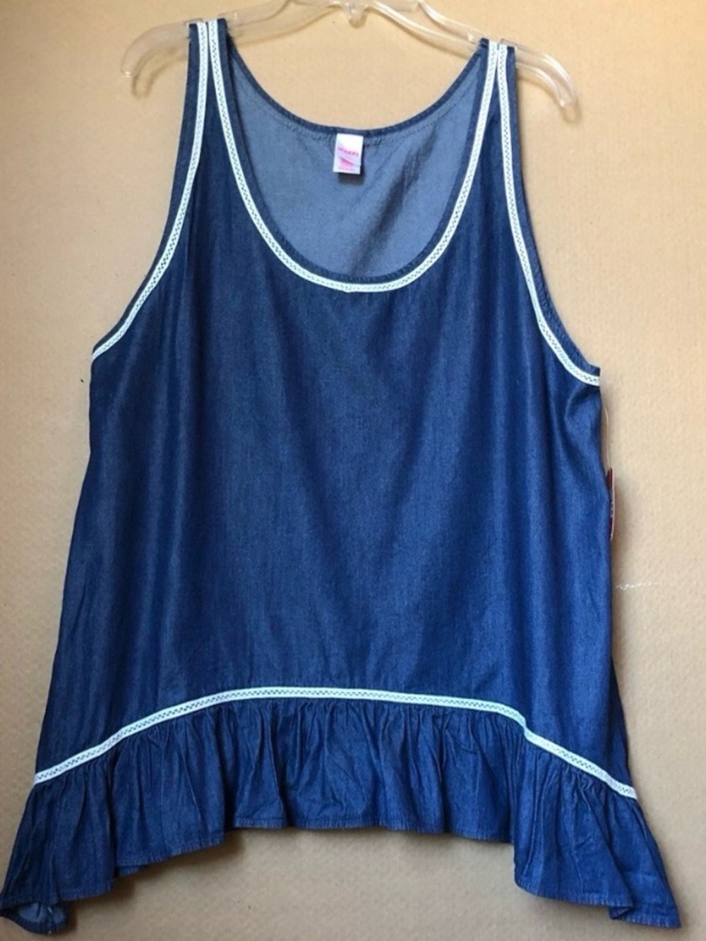 BONGO Trend Zone Navy Blue Women's Tank Top Size L